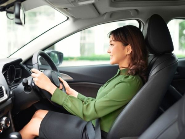 Women Driving a Car